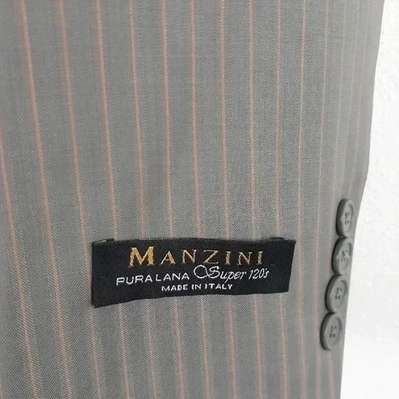 MANZINI Pura Lana Jacket Size 46/40R NWT - Picture 3 of 7